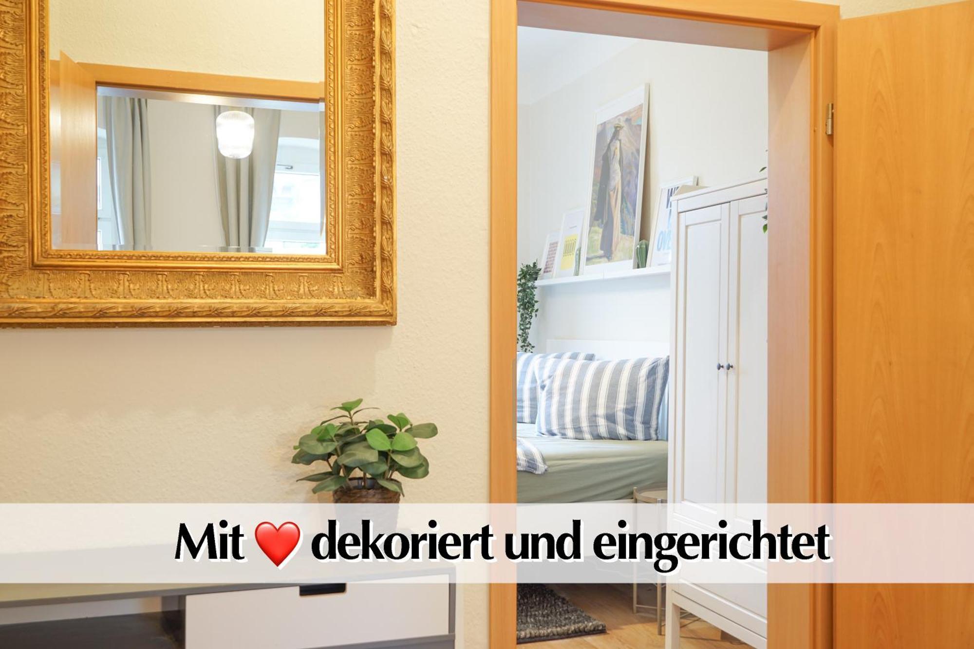 Grossraum-Apartments Mit 2Sz, Wz, Kueche, Smart-Tv, Parken, Etc Erfurt Exteriör bild